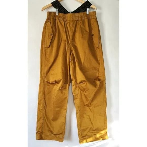 X-Small Free People Movement Double Or Nothing Pants Tan Strap - Picture 5 of 5